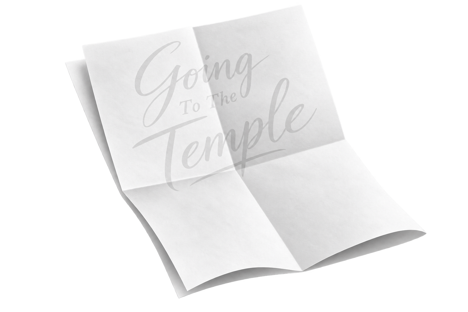Going To The Temple