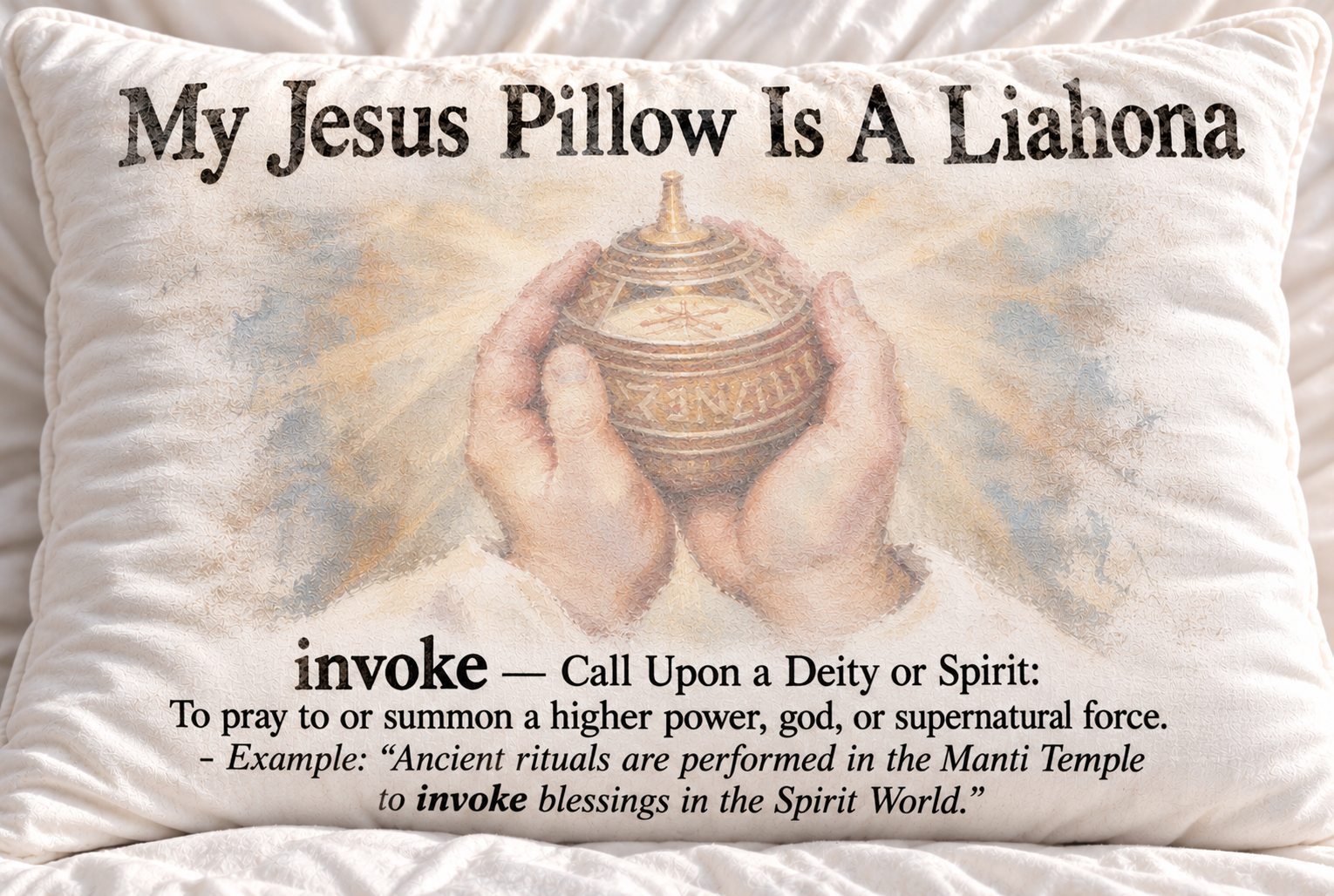 liahona invoke pillow