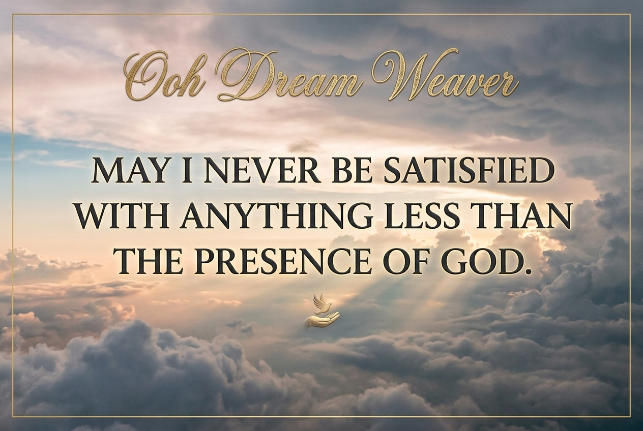 dream big dream more jesus