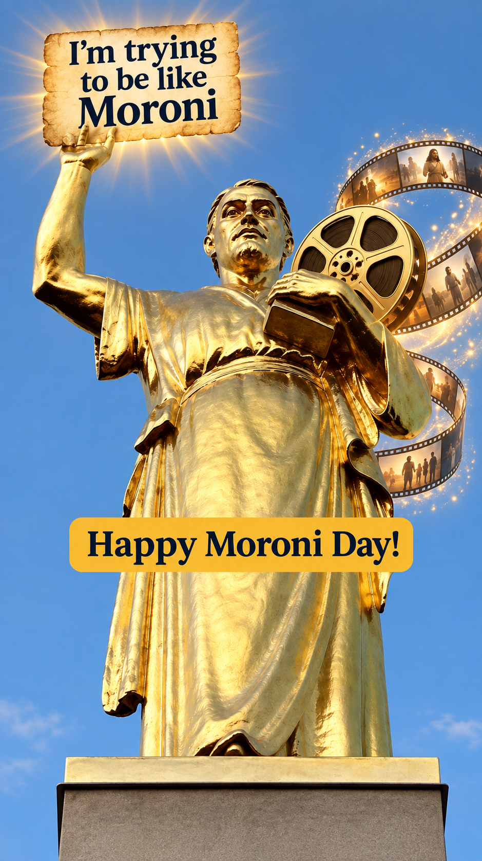 bE LIKE mORONI, gREG