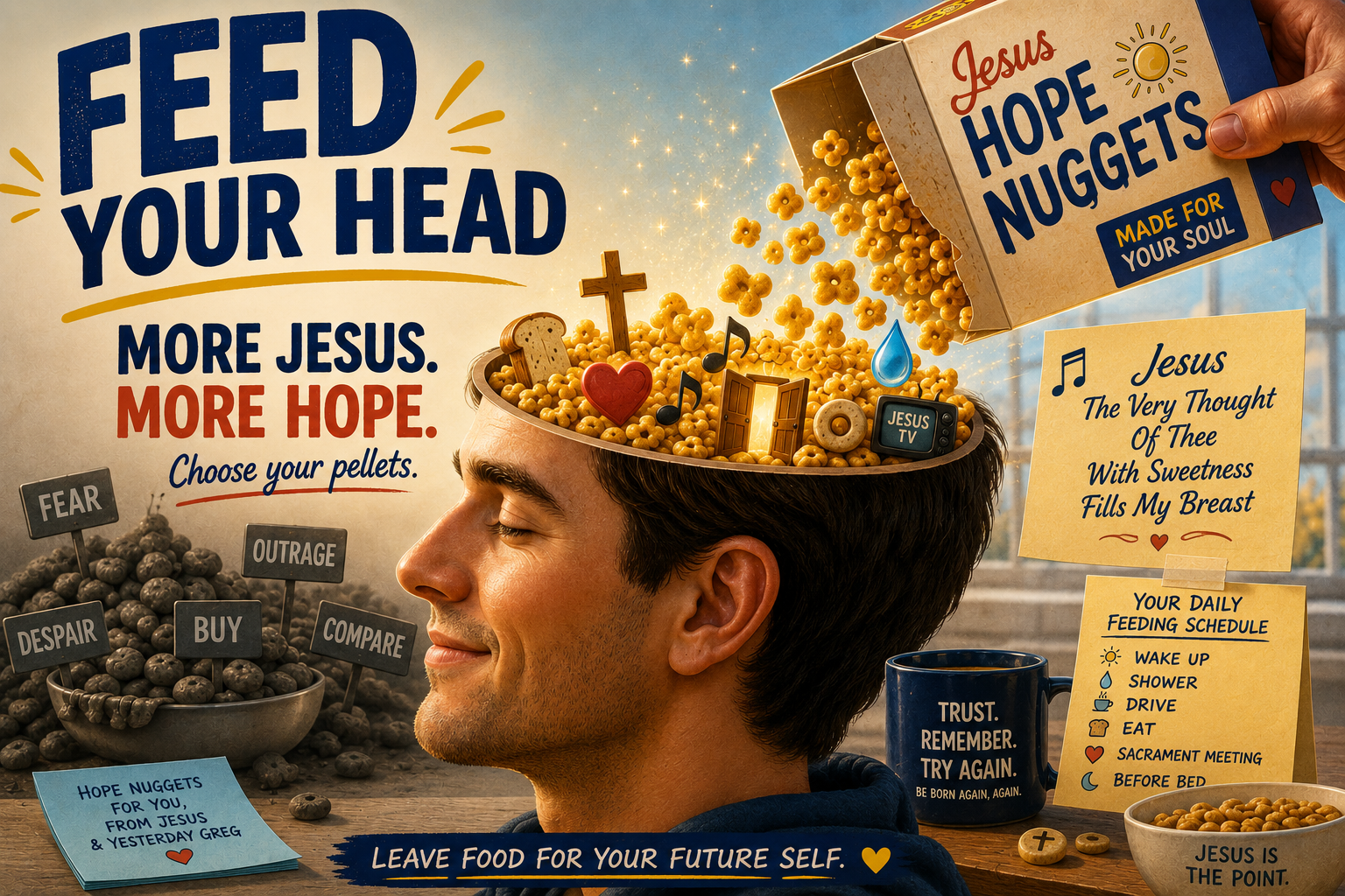 Feeding Myself Jesus Hope Nuggets