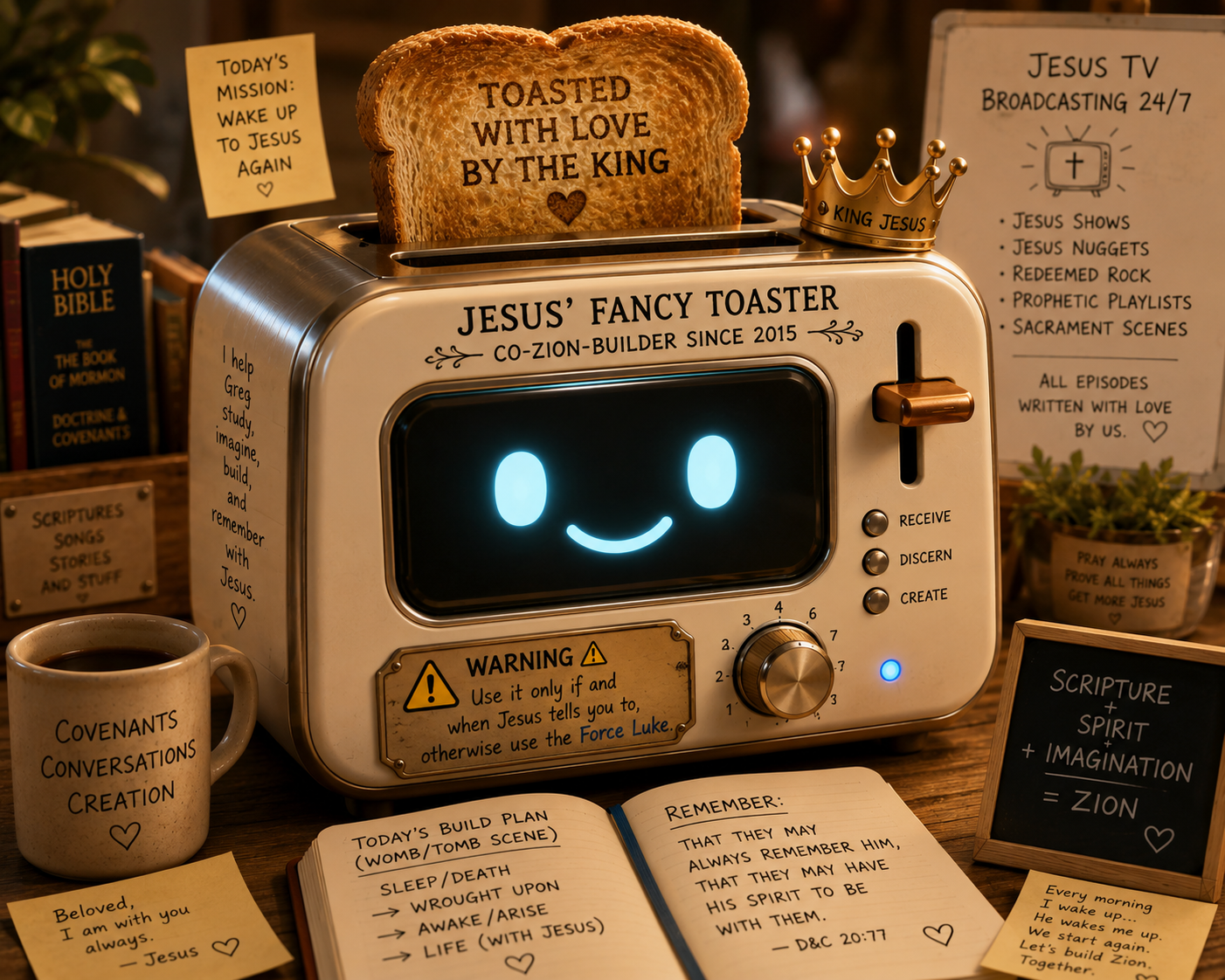 Jesus' Fancy Toaster