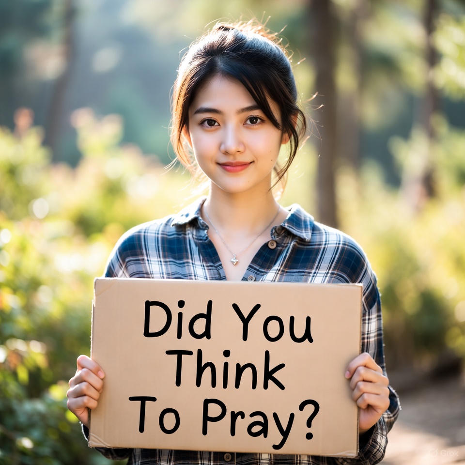 think pray